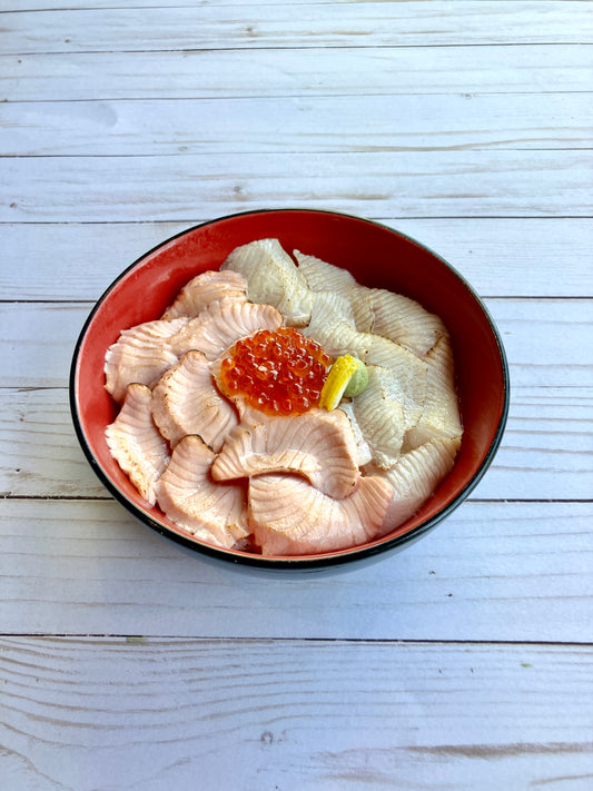 Seared Salmon & Hamachi Don